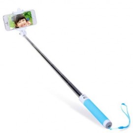BLUETOOTH V3.0 REMOTE CONTROL SELF TIMER CAMERA MONOPOD WITH CLIP STAND (BLUE)