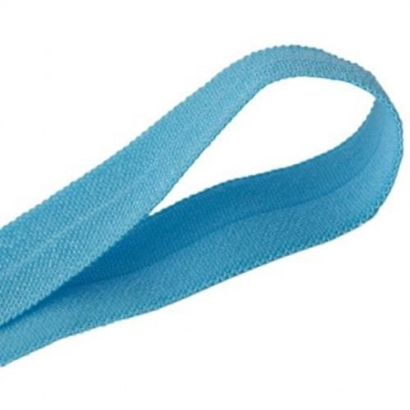 TRENDY PURE COLOR BOWKNOT STRETCHY BABIES HAIRBAND (LAKE BLUE)