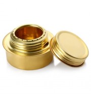 ALCOHOL BURNER COPPER ALLOY STOVE FOR OUTDOOR CAMPING (GOLDEN)