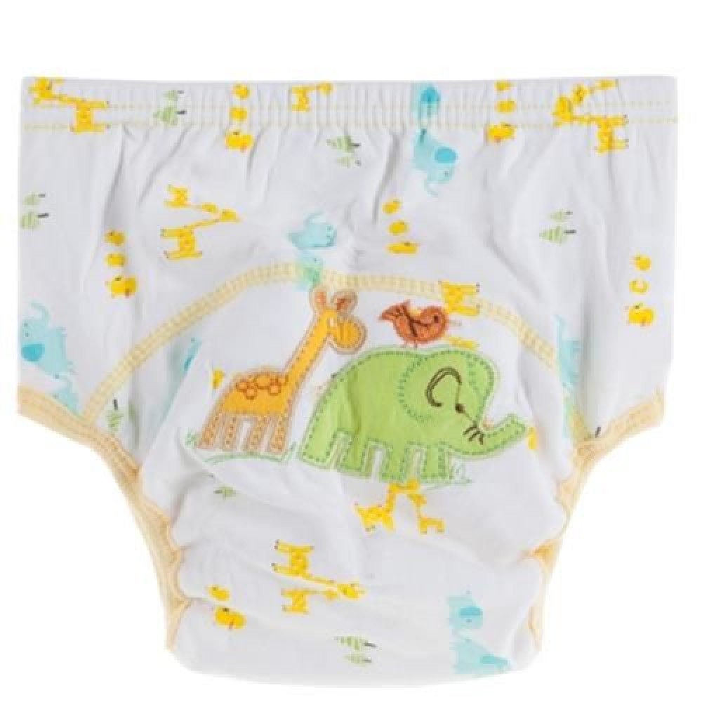 CUTE COTTON WASHABLE BREATHABLE STRETCHY PRINTED BABIES DIAPER PANTS (ELEPHANT PATTERN) CUTE COTTON WASHABLE BREATHABLE STRETCHY PRINTED BABIES DIAPER PANTS (ELEPHANT PATTERN)