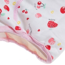 CUTE COTTON WASHABLE ELASTIC PRINTED BABIES DIAPER PANTS (FRUITS)