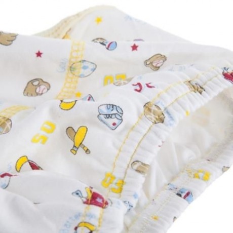 CUTE COTTON WASHABLE ELASTIC PRINTED BABIES DIAPER PANTS (HAT)