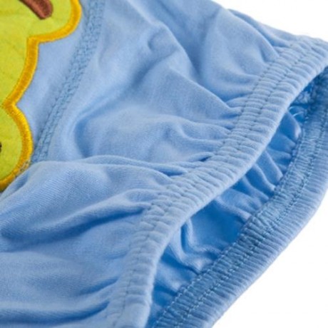 CUTE COTTON WASHABLE ELASTIC PRINTED BABIES DIAPER PANTS (LITTLE BEAR)