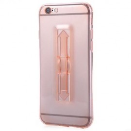 1 PIECE HOCO 5.5 INCH SOFT TRANSPARENT TPU PHONE COVE RING BUCKET CASE FOR IPHONE 6 PLUS /