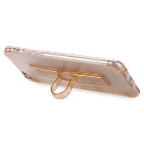 1 PIECE HOCO 5.5 INCH SOFT TRANSPARENT TPU PHONE COVE RING BUCKET CASE FOR IPHONE 6 PLUS /