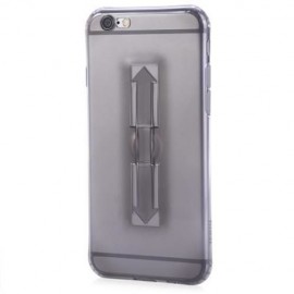1 PIECE HOCO 4.7 INCH SOFT TRANSPARENT TPU PHONE COVE RING BUCKET CASE FOR IPHONE 6 / 6S (