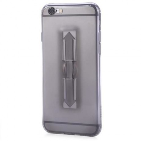 1 PIECE HOCO 4.7 INCH SOFT TRANSPARENT TPU PHONE COVE RING BUCKET CASE FOR IPHONE 6 / 6S (