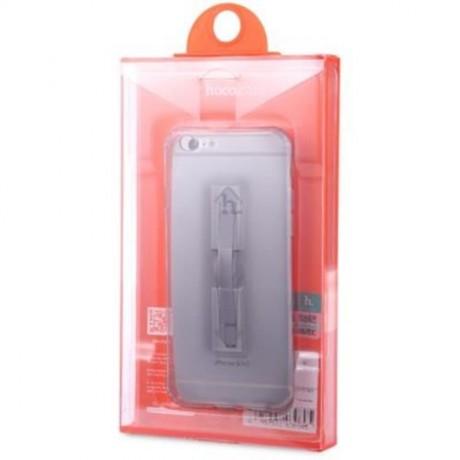 1 PIECE HOCO 4.7 INCH SOFT TRANSPARENT TPU PHONE COVE RING BUCKET CASE FOR IPHONE 6 / 6S (