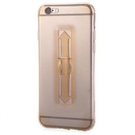 1 PIECE HOCO 4.7 INCH SOFT TRANSPARENT TPU PHONE COVE RING BUCKET CASE FOR IPHONE 6 / 6S (