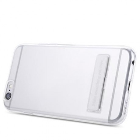 HOCO 5.5 INCH TRANSPARENT TPU PHONE COVER MAGNETIC STAND PROTECTIVE CASE FOR IPHONE 6 PLUS