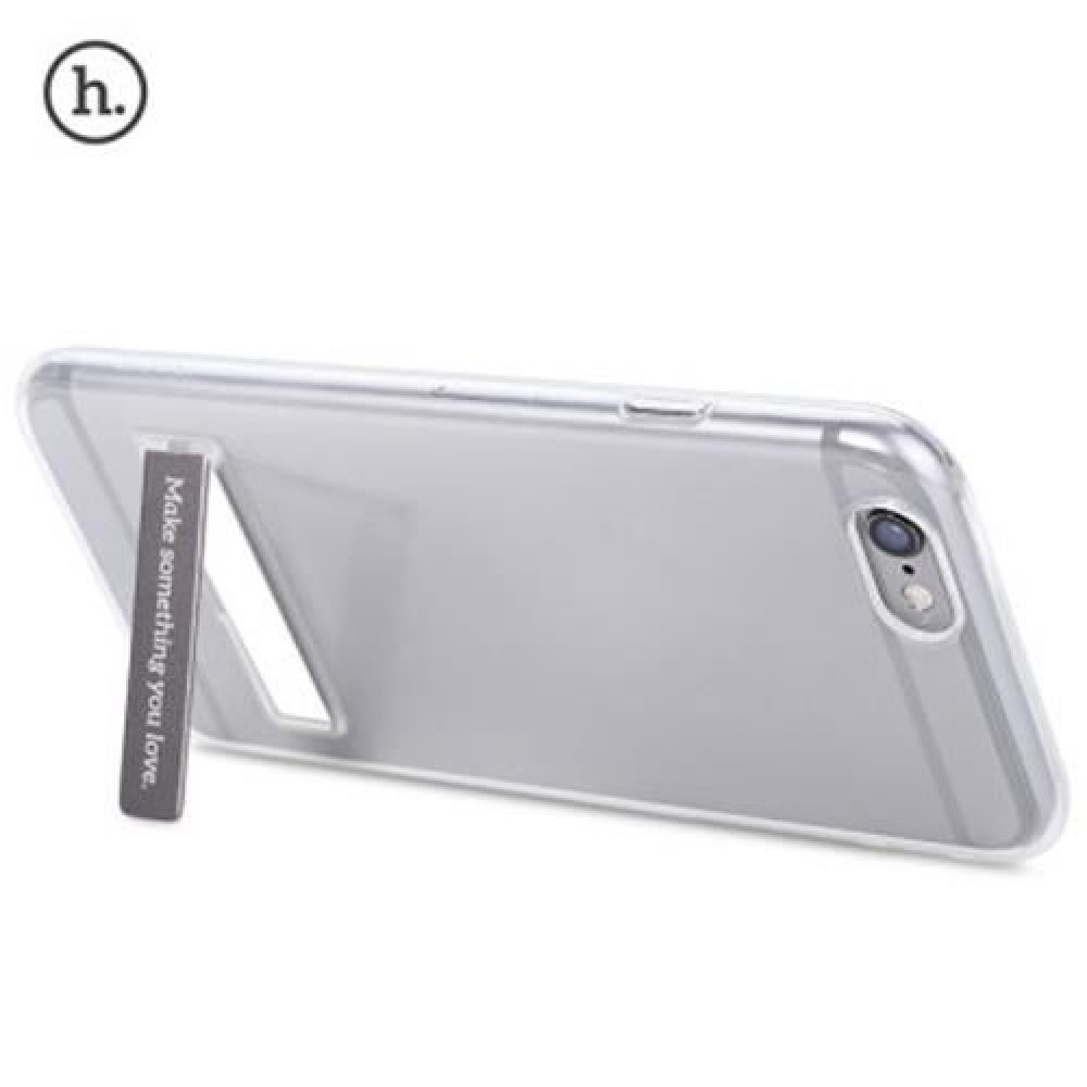 HOCO 5.5 INCH TRANSPARENT TPU PHONE COVER MAGNETIC STAND PROTECTIVE CASE FOR IPHONE 6 PLUS