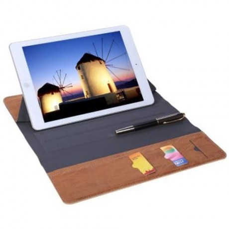 HOCO 13 INCH UNIVERSAL LEATHER PAD PROTECTIVE PUNCH BAG COVER WITH HOLDER FOR IPAD PRO / A