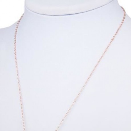 GEOMETRIC DESIGN CRYSTAL EMBELLISHED PENDANT NECKLACE FOR WOMEN (COLORFUL)