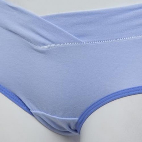 COTTON PURE COLOR BREATHABLE U-SHAPE LOW WAIST BRIEFS FOR PREGNANT WOMEN (#12)