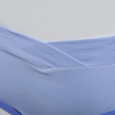 COTTON PURE COLOR BREATHABLE U-SHAPE LOW WAIST BRIEFS FOR PREGNANT WOMEN (#12)
