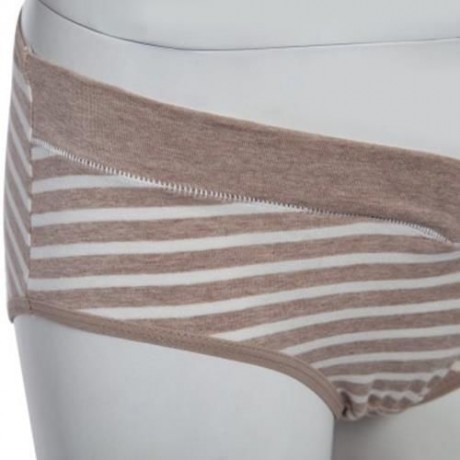 COTTON PURE COLOR BREATHABLE U-SHAPE LOW WAIST BRIEFS FOR PREGNANT WOMEN (#9)