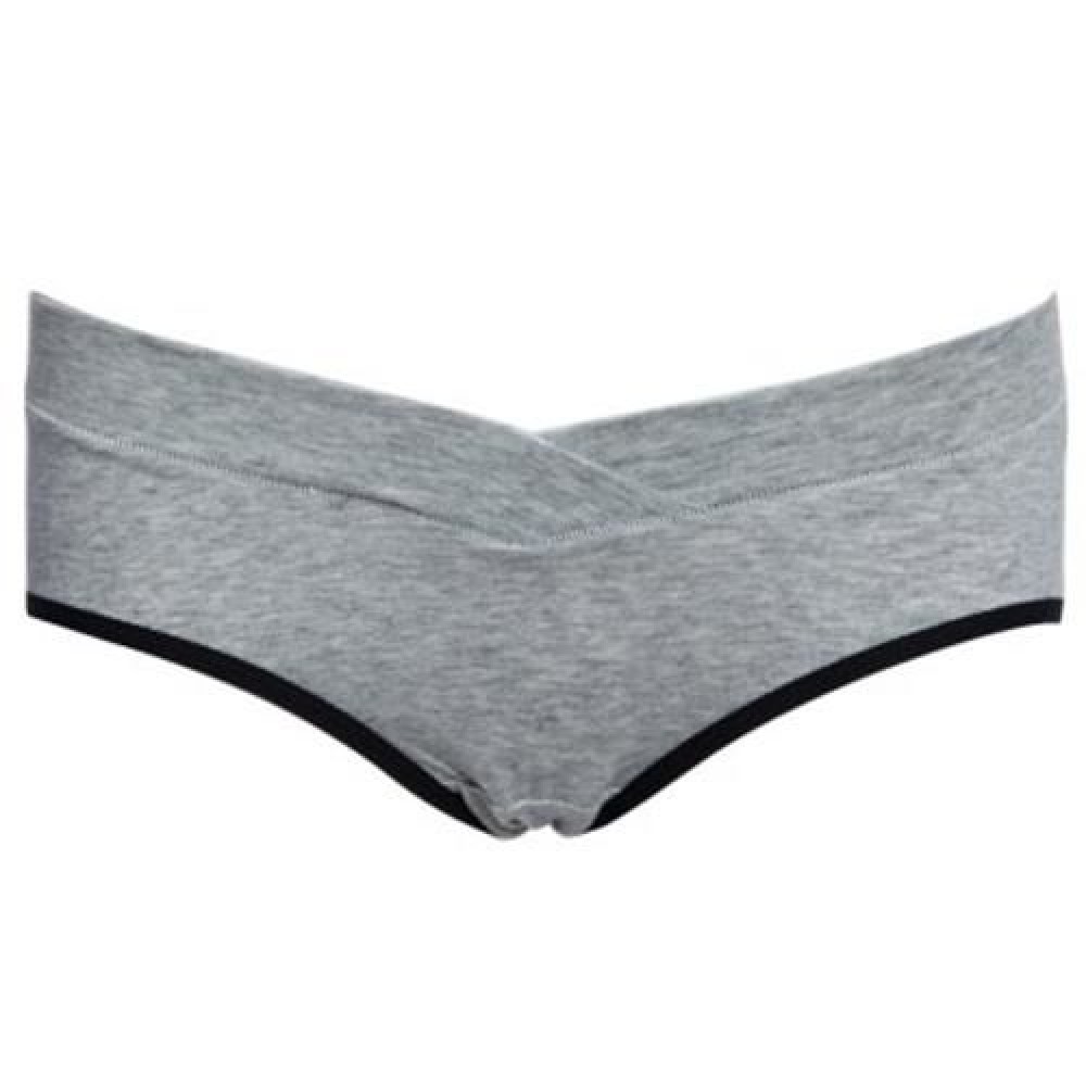 COTTON PURE COLOR BREATHABLE U-SHAPE LOW WAIST BRIEFS FOR PREGNANT WOMEN (#6)