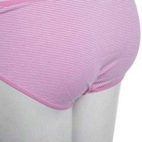 COTTON PURE COLOR BREATHABLE U-SHAPE LOW WAIST BRIEFS FOR PREGNANT WOMEN (#4)
