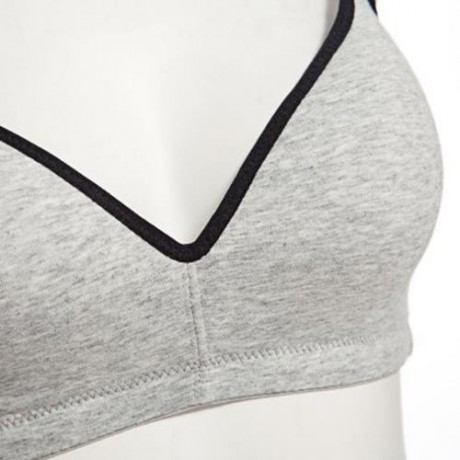 COTTON PURE COLOR BREATHABLE WIRE FREE NURSING BRA FOR PREGNANT WOMEN (#12)
