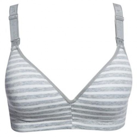 COTTON PURE COLOR BREATHABLE WIRE FREE NURSING BRA FOR PREGNANT WOMEN (#11)