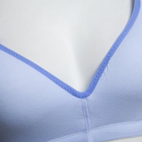 COTTON PURE COLOR BREATHABLE WIRE FREE NURSING BRA FOR PREGNANT WOMEN (#10)