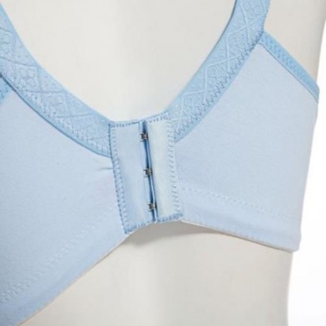 COTTON PURE COLOR BREATHABLE WIRE FREE NURSING BRA FOR PREGNANT WOMEN (#9)