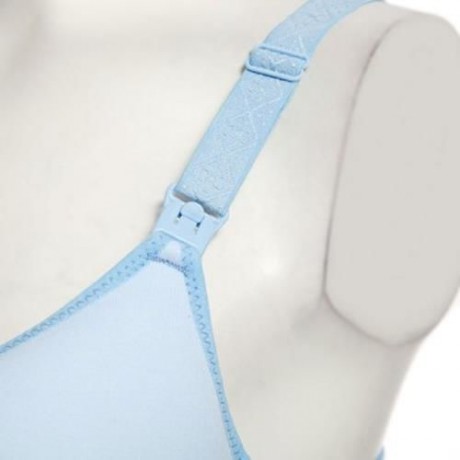 COTTON PURE COLOR BREATHABLE WIRE FREE NURSING BRA FOR PREGNANT WOMEN (#9)