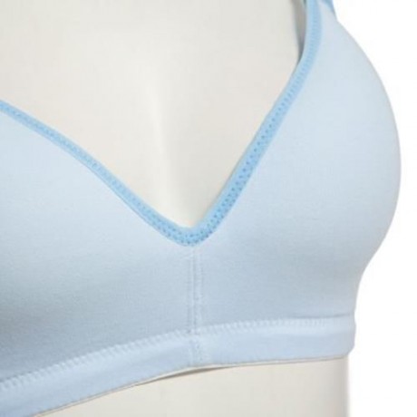 COTTON PURE COLOR BREATHABLE WIRE FREE NURSING BRA FOR PREGNANT WOMEN (#9)