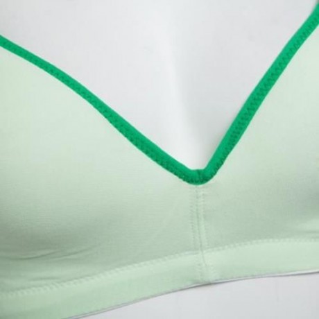 COTTON PURE COLOR BREATHABLE WIRE FREE NURSING BRA FOR PREGNANT WOMEN (#8)