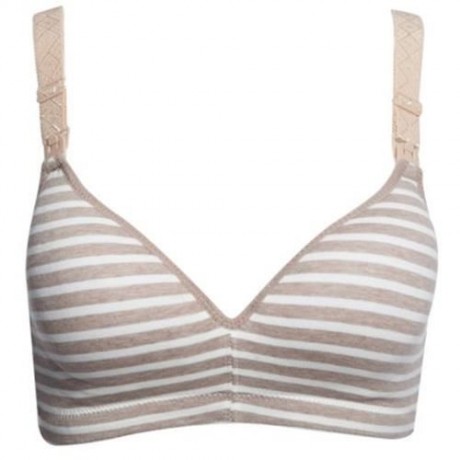 COTTON PURE COLOR BREATHABLE WIRE FREE NURSING BRA FOR PREGNANT WOMEN (#7)