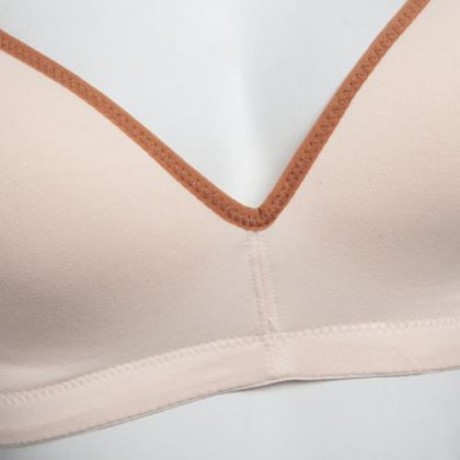 COTTON PURE COLOR BREATHABLE WIRE FREE NURSING BRA FOR PREGNANT WOMEN (#5)