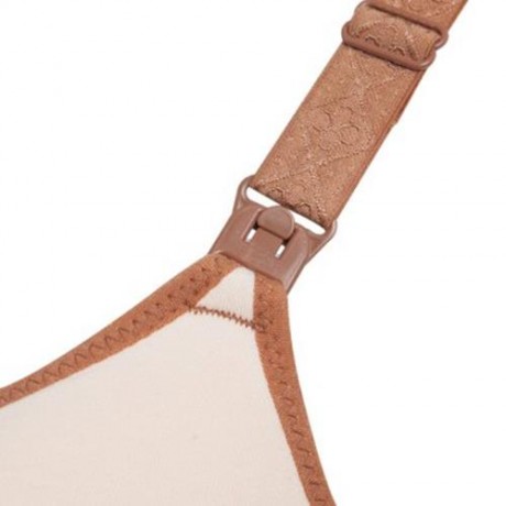 COTTON PURE COLOR BREATHABLE WIRE FREE NURSING BRA FOR PREGNANT WOMEN (#5)