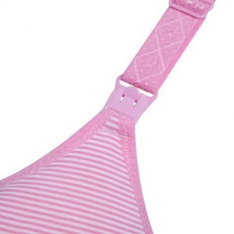 COTTON PURE COLOR BREATHABLE WIRE FREE NURSING BRA FOR PREGNANT WOMEN (#4)