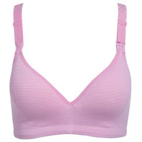 COTTON PURE COLOR BREATHABLE WIRE FREE NURSING BRA FOR PREGNANT WOMEN (#4)