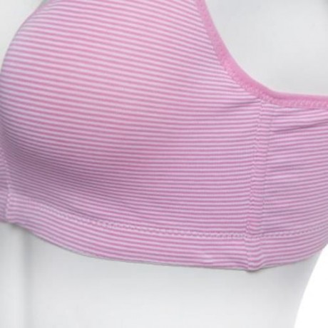 COTTON PURE COLOR BREATHABLE WIRE FREE NURSING BRA FOR PREGNANT WOMEN (#4)