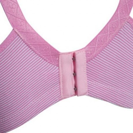 COTTON PURE COLOR BREATHABLE WIRE FREE NURSING BRA FOR PREGNANT WOMEN (#4)