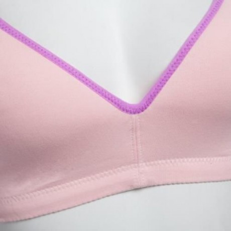 COTTON PURE COLOR BREATHABLE WIRE FREE NURSING BRA FOR PREGNANT WOMEN (#3)