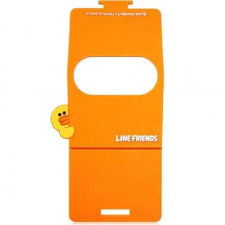 CUTE CARTOON DESIGN SILICONE PHONE STAND HOLDER (ORANGE)