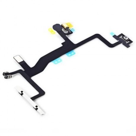 POWER VOLUME BUTTON MICROPHONE FLEX CABLE REPLACEMENT FOR IPHONE 6S (BLACK)