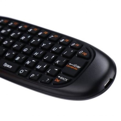 C120 ALL-IN-ONE 2.4GHZ AIR MOUSE QWERTY KEYBOARD REMOTE CONTROLLER WITH NANO USB RECEIVER 