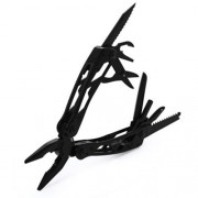 GANZO G202B USEFUL MULTI TOOL PLIERS WITH MULTI SPECIFICATION SCREWDRIVER (BLACK)