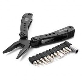 HOT SALE GANZO G201B MULTI TOOL PLIERS WITH MULTI SPECIFICATION SCREWDRIVER (BLACK)