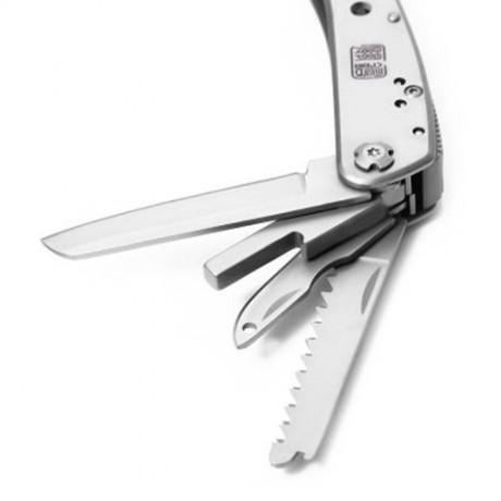 HOT SALE GANZO G201 MULTI TOOL PLIERS WITH MULTI SPECIFICATION SCREWDRIVER (SILVER)