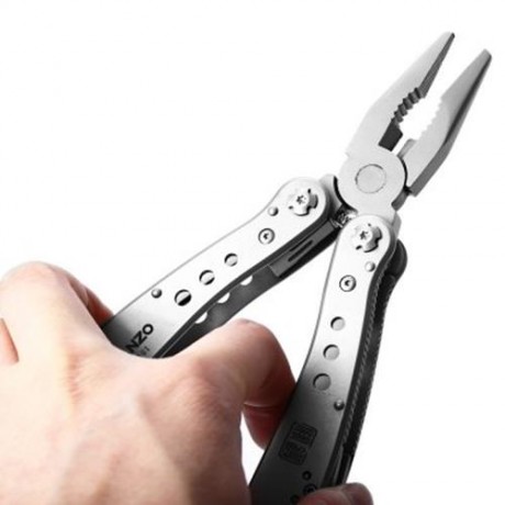 HOT SALE GANZO G201 MULTI TOOL PLIERS WITH MULTI SPECIFICATION SCREWDRIVER (SILVER)