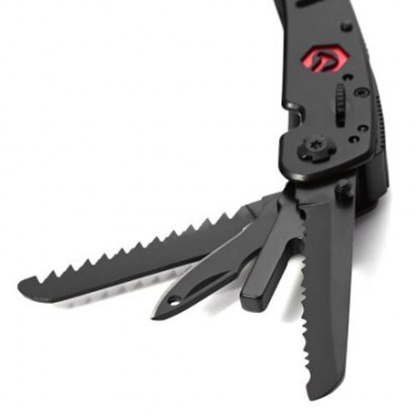 COMPACT SIZE GANZO G301B MULTI TOOL PLIERS WITH MULTI SPECIFICATION SCREWDRIVER (BLACK)