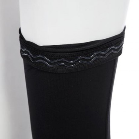 SPORT KNEELET LEG KNEE LONG SLEEVE FOR FOOTBALL BASKETBALL CYCLING (BLACK)