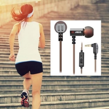 KZ-ED9 IN-EAR 3.5MM SUPER BASS EARPHONES HIFI SOUND WITH MIC SUPPORT HANDS-FREE TALKING (S