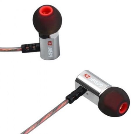 KZ-ED9 IN-EAR 3.5MM SUPER BASS EARPHONES HIFI SOUND WITH MIC SUPPORT HANDS-FREE TALKING (S