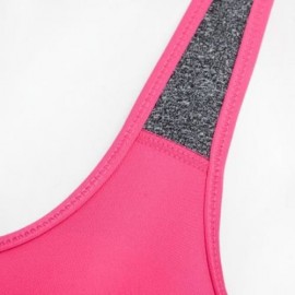 WOMEN FREEDOM YOGA VEST SEAMLESS RACERBACK SPORT BRA (ROSE)