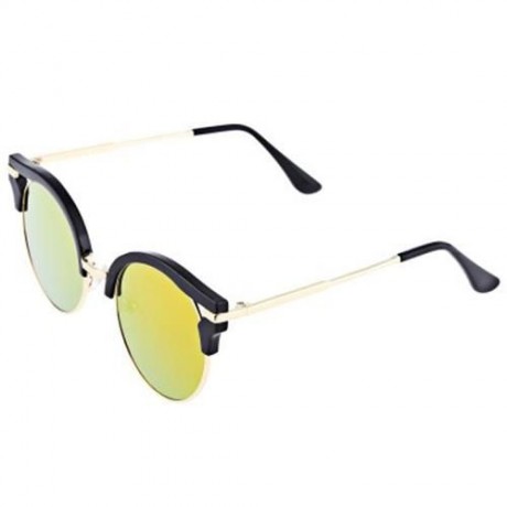 FASHION ROUND FRAME LENSES SUNGLASSES ANTI UV400 OUTDOOR ACCESSORIES (#5)